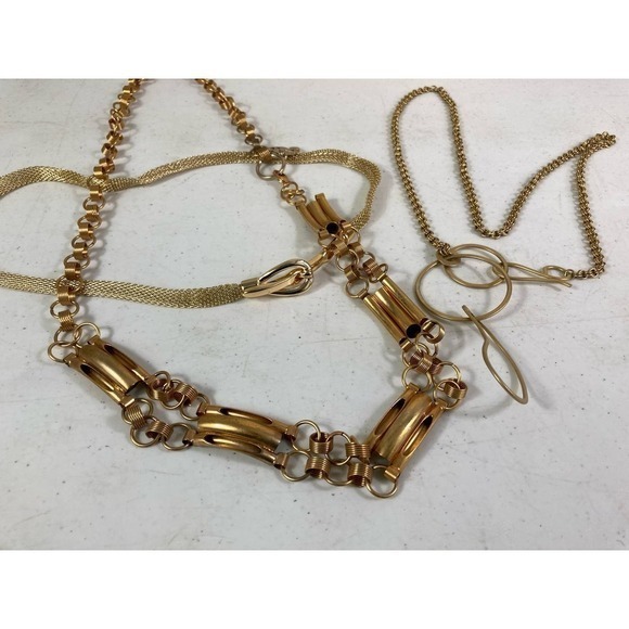 Bohemian Chunky‎ Costume Jewelry Lot 3 Necklaces Set Trendy Affordable Fashion - Picture 3 of 7